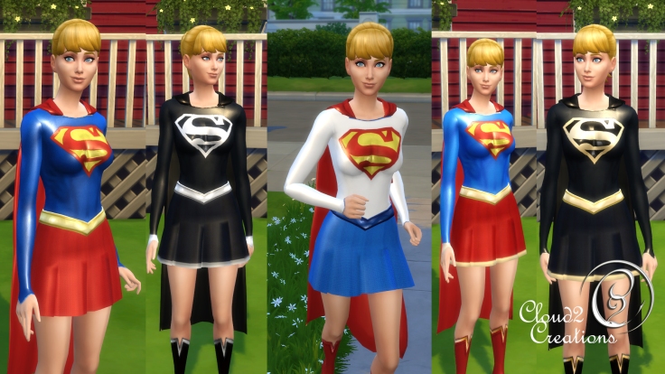Supergirl Classic suits1